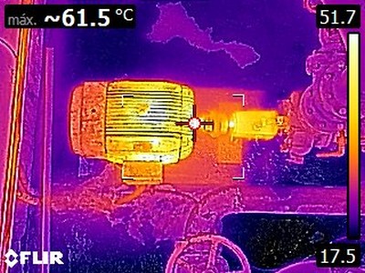 Imagem ilustrativa de Inspeção termográfica em motores elétricos